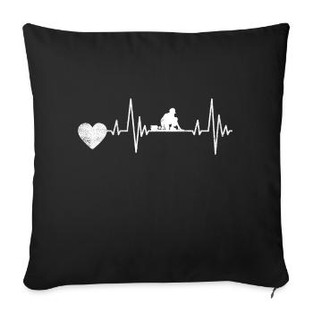 Artisan Mécanicien Tournevis Artisanat - Housse de coussin décorative 45 x 45 cm - noir - Devant