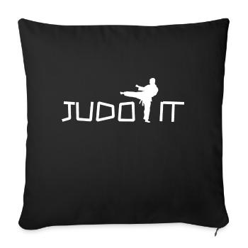 Judo it - Housse de coussin décorative 45 x 45 cm - noir - Devant