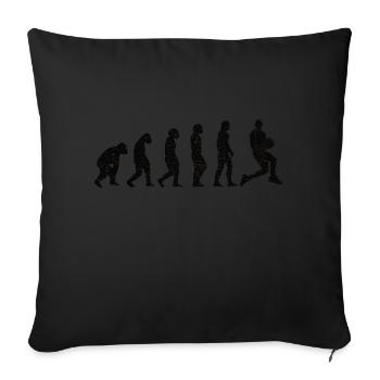 Club de basket-ball Amateurs de basket-ball Joueurs de basket-ball - Housse de coussin décorative 45 x 45 cm - noir - Devant