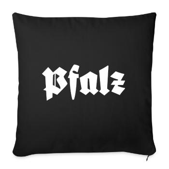 Pfalz - Sofakissenbezug 45 x 45 cm - Schwarz - Vorne