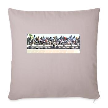 bmx - Housse de coussin décorative 45 x 45 cm - taupe clair - Devant