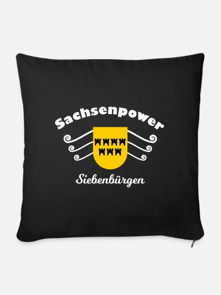 Die Power aus Siebenbürgen - Sofakissenbezug 45 x 45 cm - Schwarz