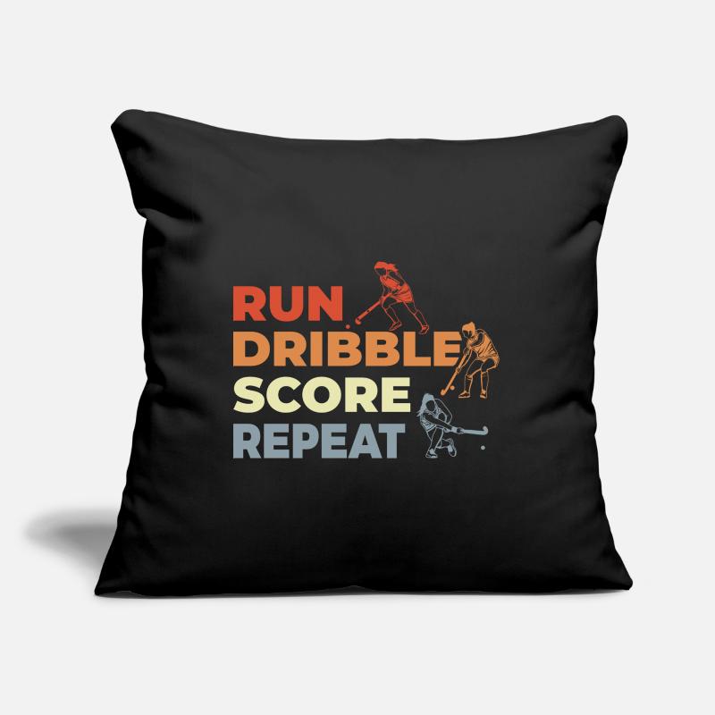Courir, dribbler, marquer, répéter Housse de coussin décorative 45 x 45 cm