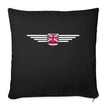 Hawaii Fan T-Shirt – Aloha Style - Sofa pillowcase 17,3'' x 17,3'' (45 x 45 cm) - black - Front