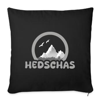 Trekking Hejaz - Sofa pillowcase 17,3'' x 17,3'' (45 x 45 cm) - black - Front