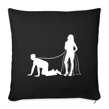 Bridal Shower Team Bride Wedding Shower Wedding Crew - Sofa pillowcase 17,3'' x 17,3'' (45 x 45 cm) - black - Front