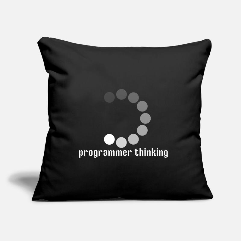 Programmer-thinking Housse de coussin décorative 45 x 45 cm