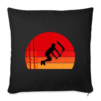 Vintage Stunt Scooter - Housse de coussin décorative 45 x 45 cm - noir - Devant