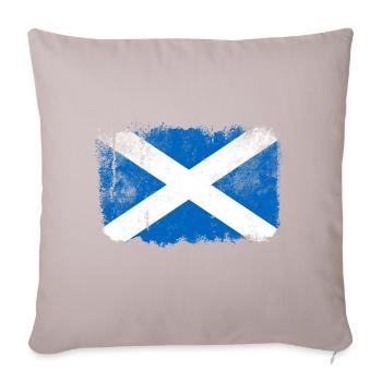 Drapeau de l’Écosse - Housse de coussin décorative 45 x 45 cm - taupe clair - Devant
