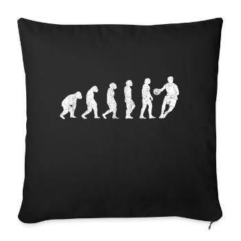 Club de basket-ball Amateurs de basket-ball Joueurs de basket-ball - Housse de coussin décorative 45 x 45 cm - noir - Devant