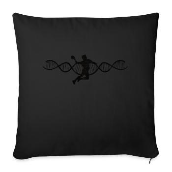 Handball Club de handball Joueur de handball Joueur de handball - Housse de coussin décorative 45 x 45 cm - noir - Devant