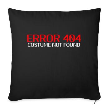 Costume Disguise Party Event Celebration Fete - Sofa pillowcase 17,3'' x 17,3'' (45 x 45 cm) - black - Front