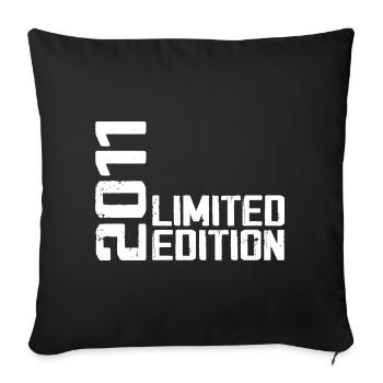 Légendaire Depuis 2011 Cadeau D'anniversaire 2011 - Housse de coussin décorative 45 x 45 cm - noir - Devant