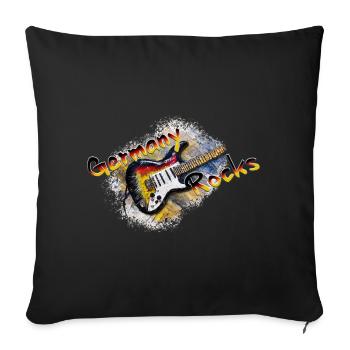 L’Allemagne en berne - Housse de coussin décorative 45 x 45 cm - noir - Devant