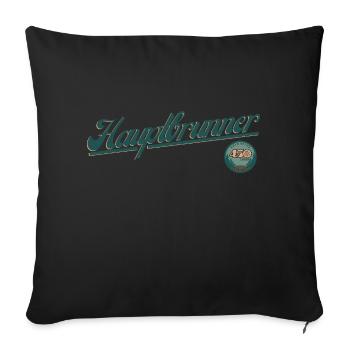 Hauptbrunner - Sofakissenbezug 45 x 45 cm - Schwarz - Vorne