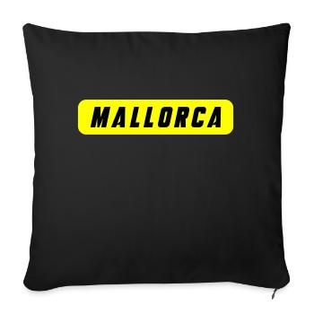 Majorca - Sofa pillowcase 17,3'' x 17,3'' (45 x 45 cm) - black - Front