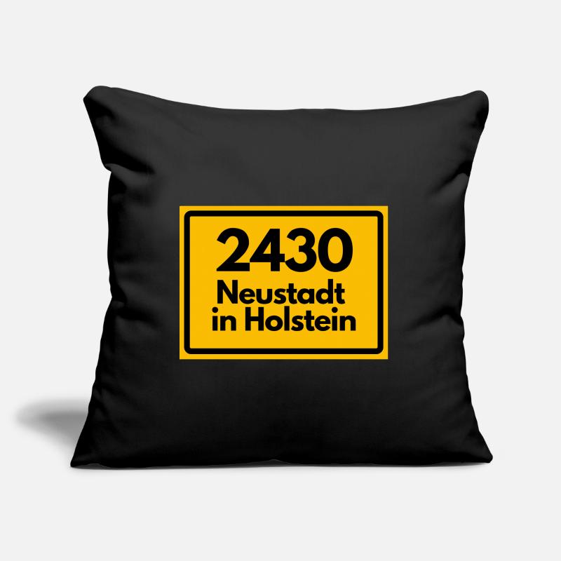 OLD POSTCODE POSTCODE 2430 NEUSTADT IN HOLSTEIN Sofa pillowcase 17,3'' x 17,3'' (45 x 45 cm)