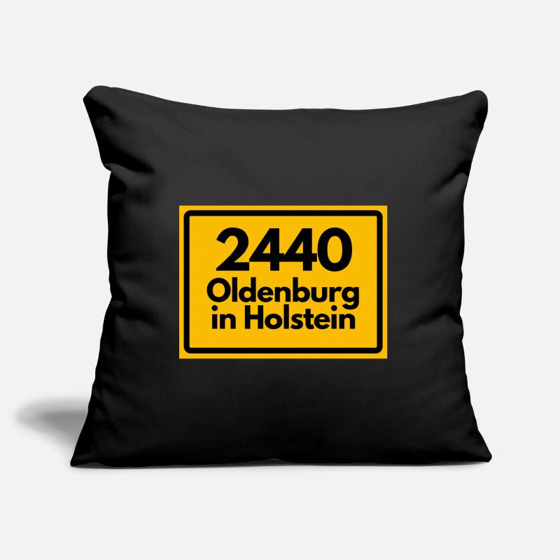 OLD POSTCODE POSTCODE 2440 OLDENBURG IN HOLSTEIN Sofa pillowcase 17,3'' x 17,3'' (45 x 45 cm)