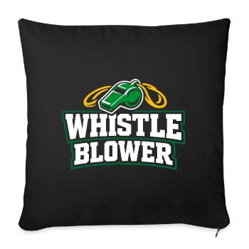 Soccer Training Youth Sports Coach - Sofa pillowcase 17,3'' x 17,3'' (45 x 45 cm) - black - Front