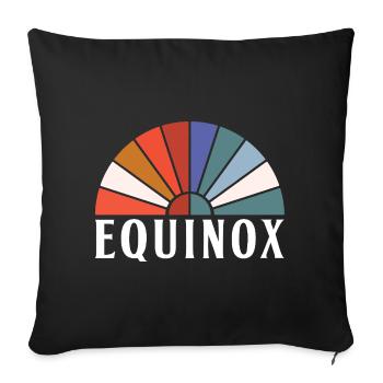 Equinox Happy Easter Ostara Eostre - Sofa pillowcase 17,3'' x 17,3'' (45 x 45 cm) - black - Front