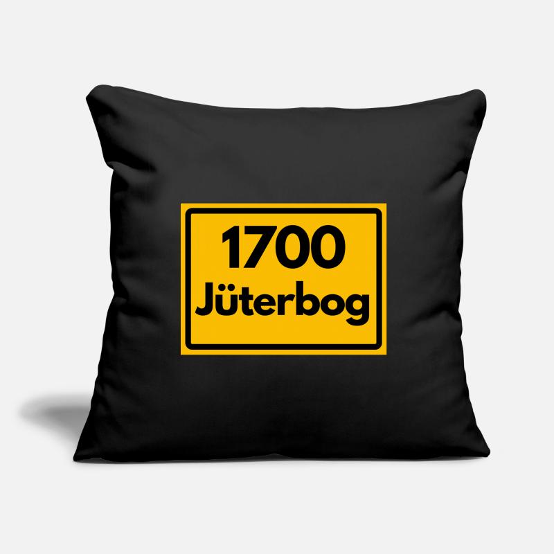 OLD POSTCODE POSTCODE RETRO 1700 JÜTERBOG HEIMAT Sofa pillowcase 17,3'' x 17,3'' (45 x 45 cm)