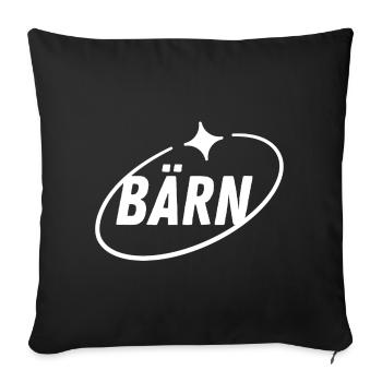 BÄRN Switzerland - Sofa pillowcase 17,3'' x 17,3'' (45 x 45 cm) - black - Front