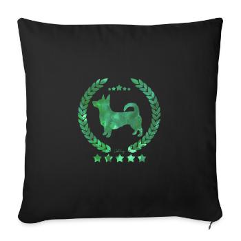 heelerarmy3 - Sofa pillowcase 17,3'' x 17,3'' (45 x 45 cm) - black - Front