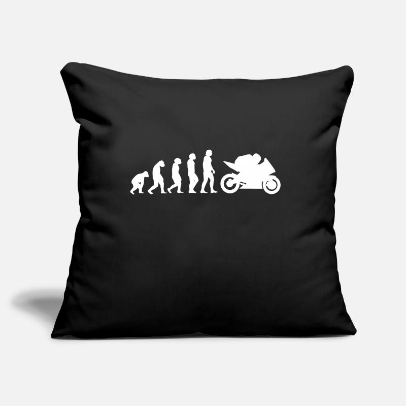 Motorcycle Evolution Sofa pillowcase 17,3'' x 17,3'' (45 x 45 cm)