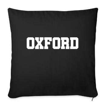 Oxford - University - United Kingdom - GB - Rowing - Sofa pillowcase 17,3'' x 17,3'' (45 x 45 cm) - black - Front
