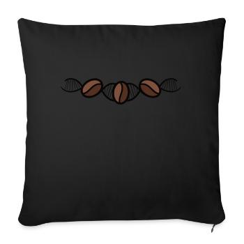 Coffee Bean Coffee Gift Coffee Cup Caffeine - Sofa pillowcase 17,3'' x 17,3'' (45 x 45 cm) - black - Front