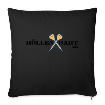 Höllen Dart v2 MGO Osterwald - Sofakissenbezug 45 x 45 cm - Schwarz - Vorne