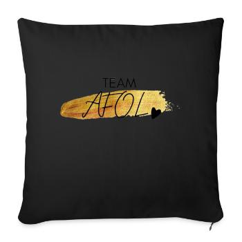 Équipe - Housse de coussin décorative 45 x 45 cm - noir - Devant