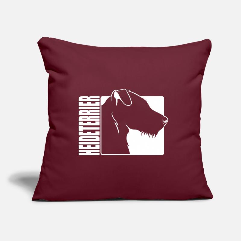 Heideterrier Profil Hunde Jagdhunde Wilsigns Sofakissenbezug 45 x 45 cm
