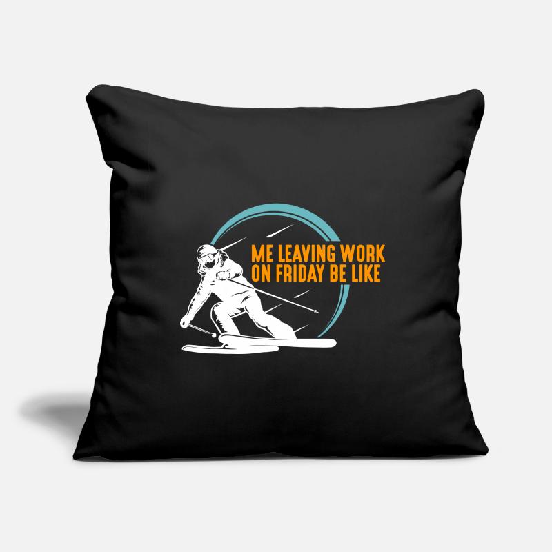 Leaving Work on Friday, Alpen, Sölden, Après, Fun Sofa pillowcase 17,3'' x 17,3'' (45 x 45 cm)