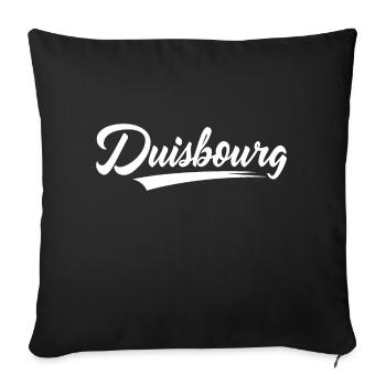 Duisbourg - Housse de coussin décorative 45 x 45 cm - noir - Devant