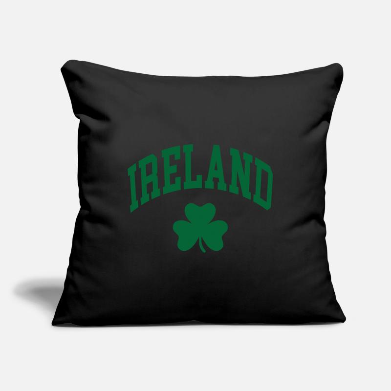 Trèfle d’Irlande Housse de coussin décorative 45 x 45 cm