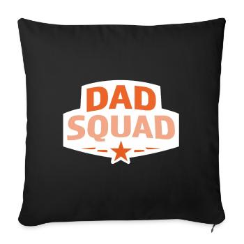 Équipe de pères - Housse de coussin décorative 45 x 45 cm - noir - Devant
