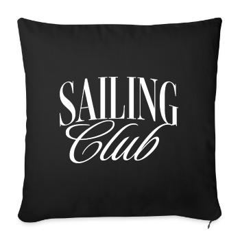 Sailing Club - Sofakissenbezug 45 x 45 cm - Schwarz - Vorne