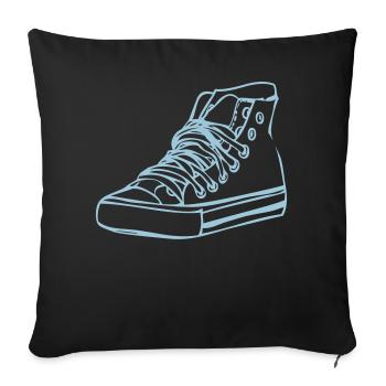 Basketball - Sofakissenbezug 45 x 45 cm - Schwarz - Vorne