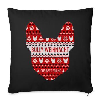Bully Weihnacht Part 3 - Sofakissenbezug 45 x 45 cm - Schwarz - Vorne