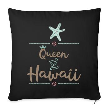Hawaii - Housse de coussin décorative 45 x 45 cm - noir - Devant