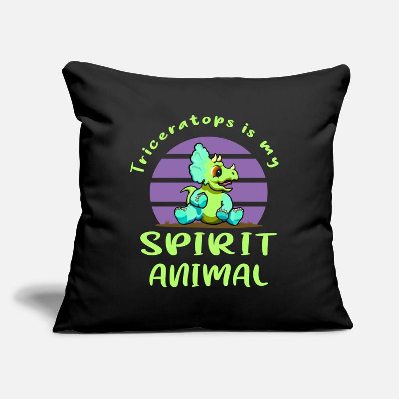 Triceratops Sofa pillowcase 17,3'' x 17,3'' (45 x 45 cm)