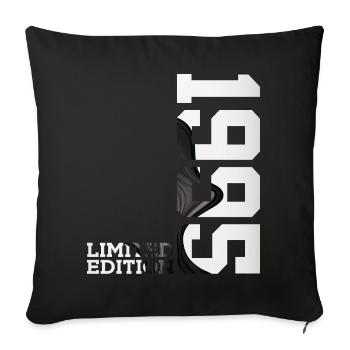 ÉDITION LIMITÉE 31E ANNIVERSAIRE 1995 - Housse de coussin décorative 45 x 45 cm - noir - Devant