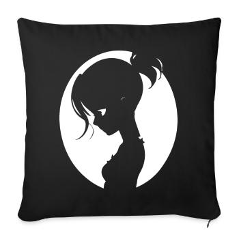 Batcave Girl Dark Fairytale Goth Occult Women Got - Housse de coussin décorative 45 x 45 cm - noir - Devant