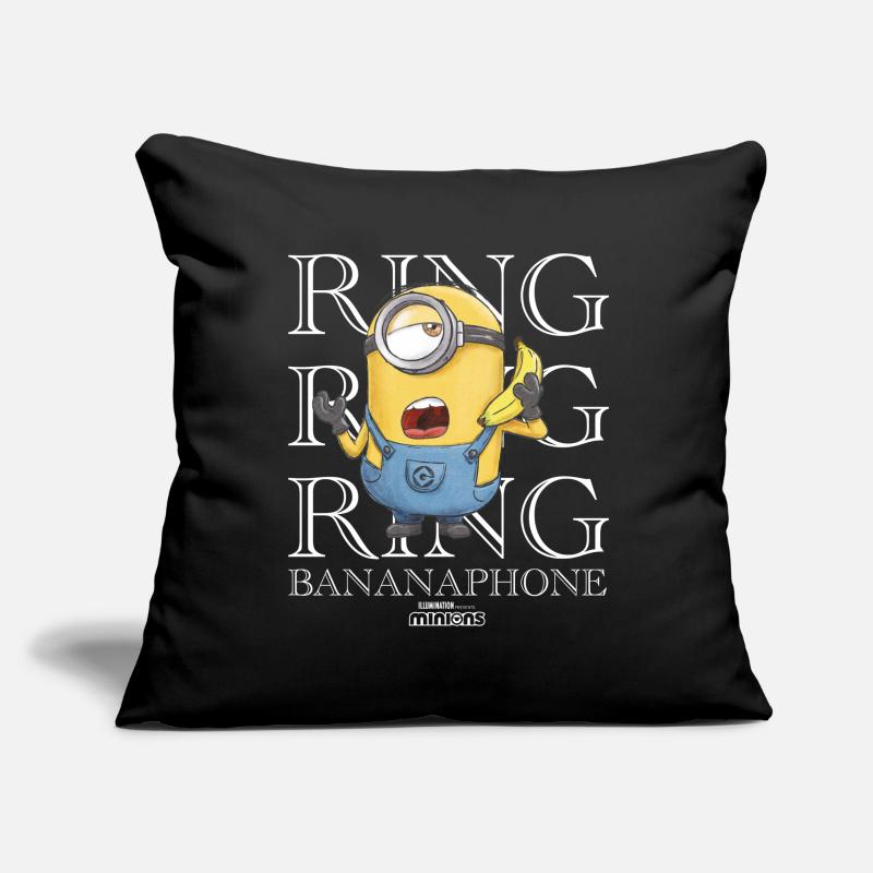 Minions Ring Ring Ring Bananaphone Rings Sofa pillowcase 17,3'' x 17,3'' (45 x 45 cm)