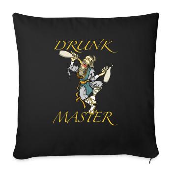 DM - Sofa pillowcase 17,3'' x 17,3'' (45 x 45 cm) - black - Front