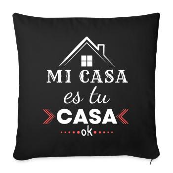 Modern Design for Mother's Day - Sofa pillowcase 17,3'' x 17,3'' (45 x 45 cm) - black - Front