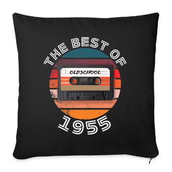 The best of 1955 - Sofakissenbezug 45 x 45 cm - Schwarz - Vorne