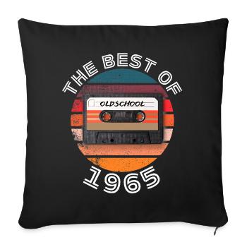 The best of 1965 - Sofakissenbezug 45 x 45 cm - Schwarz - Vorne