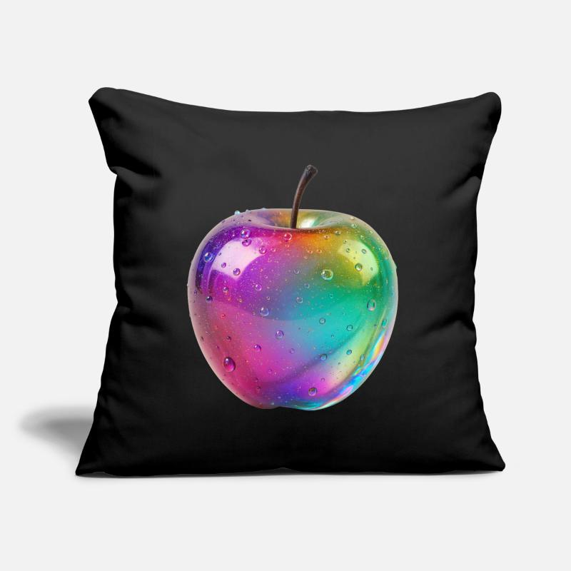 Rainbow Apple Aesthetic Design Sofa pillowcase 17,3'' x 17,3'' (45 x 45 cm)